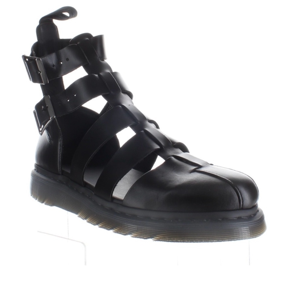 Dr. Martens Womens Geraldo Black Brando Sandals Size 12 Medium (D M) (4499032)
